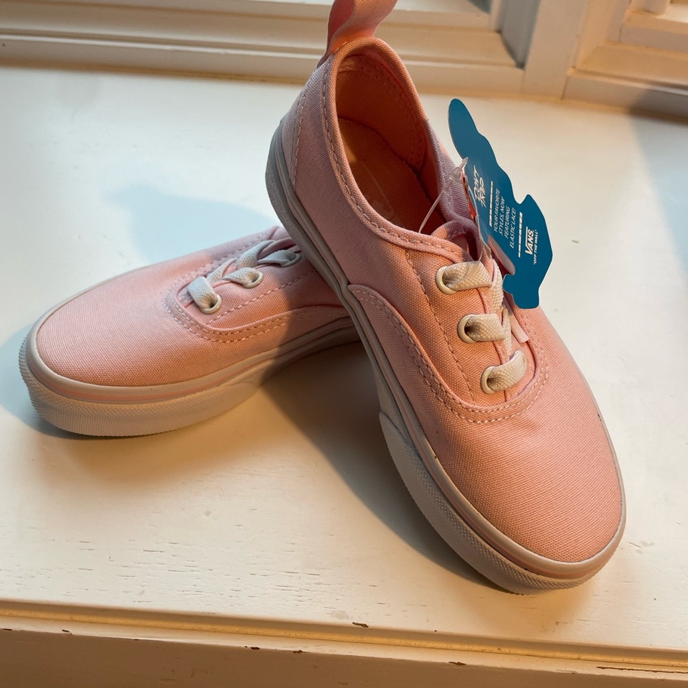 Vans Kids Pink Canvas Sneakers